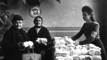 Aid from Ireland is distributed in France in 1947. Source: National Archives. 